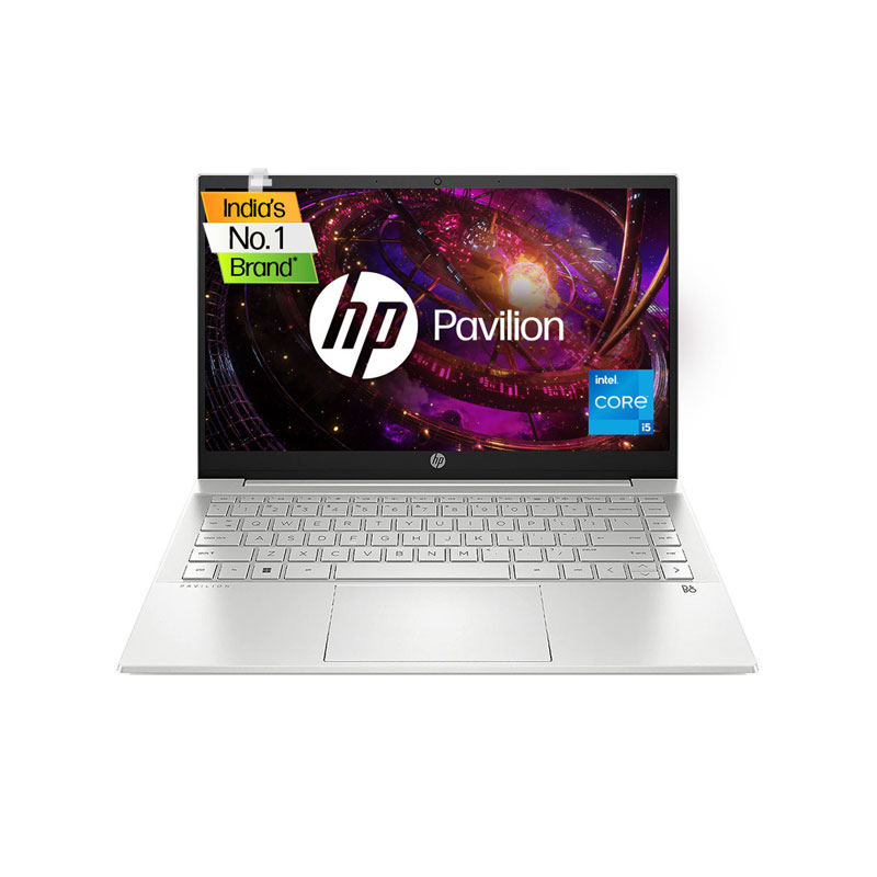 Picture of HP Pavilion - 12th Gen Intel Corei5 14" (35.6 cm) 14-dv2053TU Thin & Light Laptop (8GB/ 512GB SSD/  Full HD Display/ MS Office/ Windows 11 Home/ 1 Year Warranty/ Natural Silver/ 1.41kg)